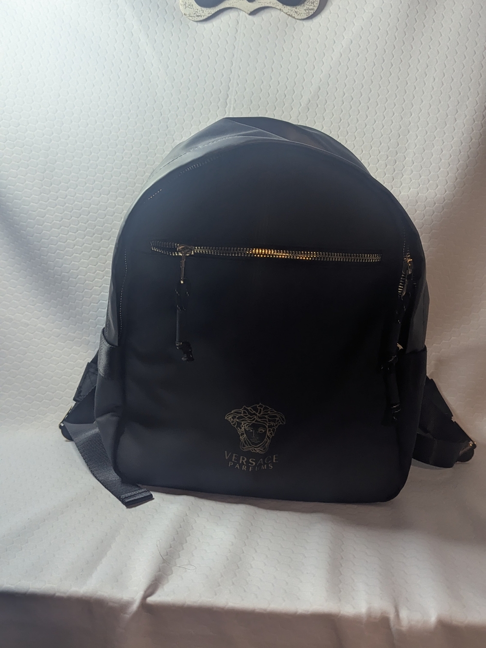 Versace Black Men's Or Women's Backpack
